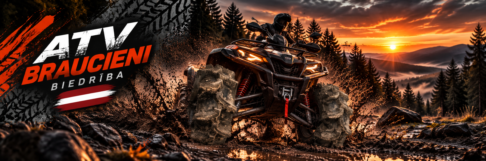 ATV Braucieni biedrības banneris